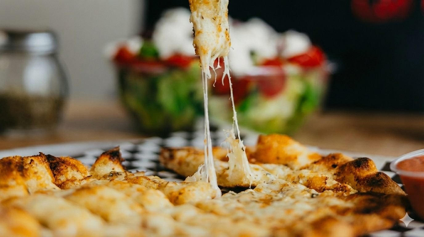 Cheesy garlic bread